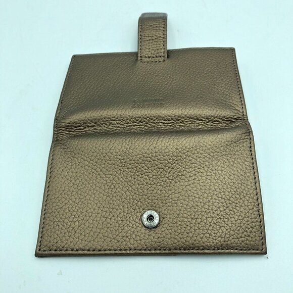 Gold Color Leather Wallet - Picture 5 of 5